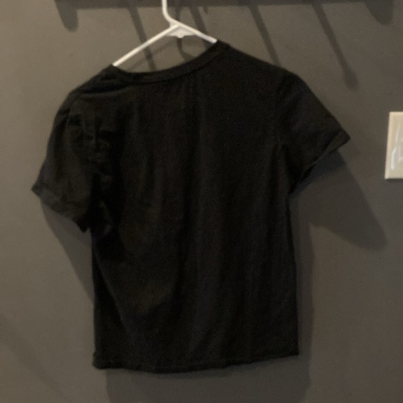 Adidas size medium basic black logo shortsleeved t shirt great condition - Picture 2 of 4